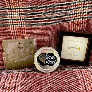 “LOVE” bundle - new necklace, picture and love notes